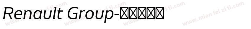 Renault Group字体转换